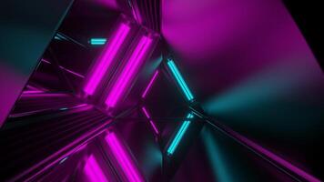 creatief trendy gekleurde abstract neon achtergrond vj lus animatie video