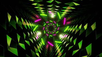 Creative Trended Colored Abstract Neon Background VJ Loop Animation video