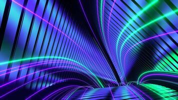 creatief trendy gekleurde abstract neon achtergrond vj lus animatie video