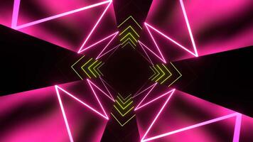 Creative Trended Colored Abstract Neon Background VJ Loop Animation video