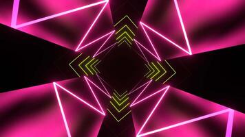 Creative Trended Colored Abstract Neon Background VJ Loop Animation video