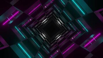 Creative Trended Colored Abstract Neon Background VJ Loop Animation video