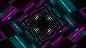 Creative Trended Colored Abstract Neon Background VJ Loop Animation video