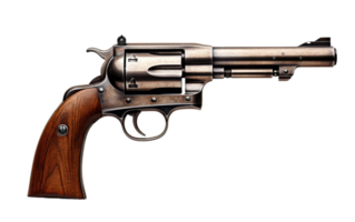 AI generated Colt Handgun on Transparent background png