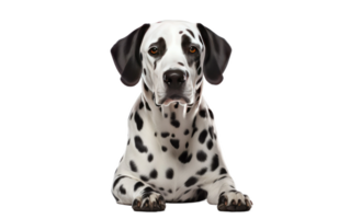 ai gegenereerd dalmatiër pup Aan transparant achtergrond png