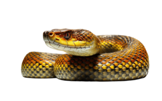 AI generated Snake on Transparent background png