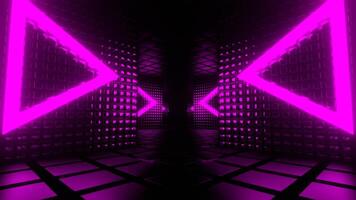 creatief trendy gekleurde abstract neon achtergrond vj lus animatie video