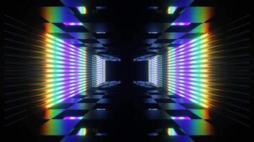 Creative Trended Colored Abstract Neon Background VJ Loop Animation video