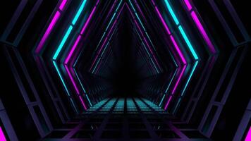 Creative Trended Colored Abstract Neon Background VJ Loop Animation video