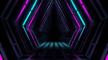 creatief trendy gekleurde abstract neon achtergrond vj lus animatie video