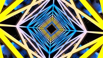 Creative Trended Colored Abstract Neon Background VJ Loop Animation video