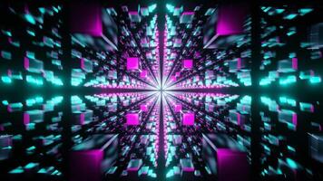 Creative Trended Colored Abstract Neon Background VJ Loop Animation video