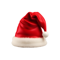 AI generated Santa's headwear icon of the season generative AI png