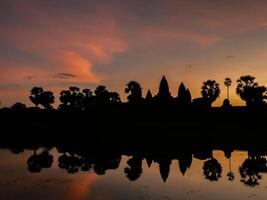 angkor wat templo, la unesco mundo herencia, siem recoger, Camboya foto