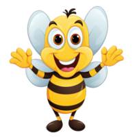 AI generated Generative AI Honey bee, bee, food, insects,on transparent background png