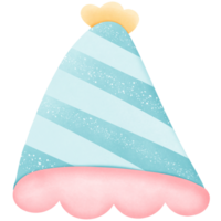 Birthday hat isolated on transparent background png