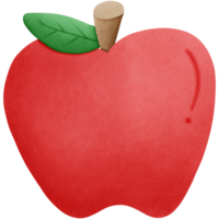 Apple fruit isolated on transparent background png