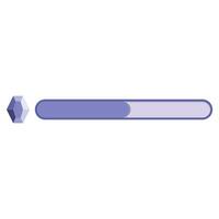 Arcade video game elements - crystal vector