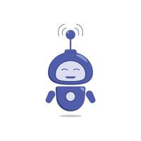 Chat bot. Robot virtual assistance. Support service bot. vector