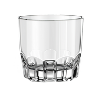 AI generated Empty glasses isolated on transparent background png