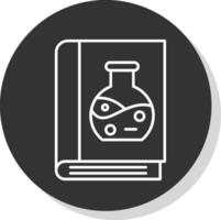 Book Line Grey  Icon vector