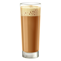 AI generated Milk in a glass isolated on transparent background png