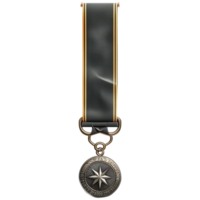 AI generated Military medal isolated on transparent background png