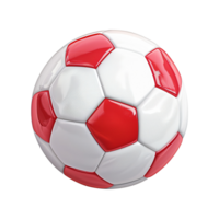 ai generado fútbol pelota aislado en transparente antecedentes png