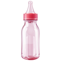 ai generiert Baby Flasche isoliert auf transparent Hintergrund png