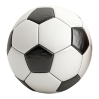 ai gerado futebol bola isolado em transparente fundo png