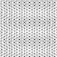 Black And White Flower Of Life Sacred Geometry Pattern Background vector