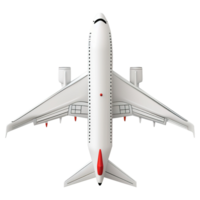 AI generated Airplane 3d icon set isolated on transparent background png