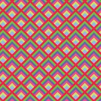 Argyle Style Rainbow Diamond Pattern Background vector