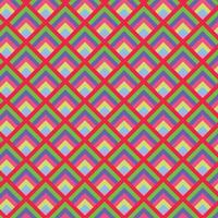 Argyle Style Rainbow Diamond Pattern Background vector