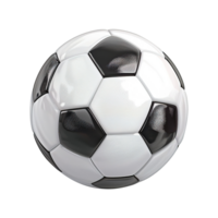 ai generado fútbol pelota aislado en transparente antecedentes png