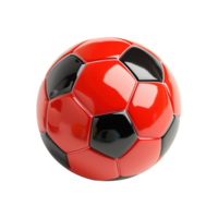 ai generado fútbol pelota aislado en transparente antecedentes png