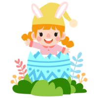 Happy Easter gnomes with bunny rabbit ears, Cute gnomes wearing bunny ears, Easter and spring png