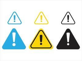 Warning attention sign. Attention icon. Vector illustration.