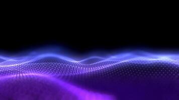 Digital Particle Waves in Purple Hues video