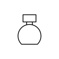 perfume vector contorno símbolo para diseño, infografía, aplicaciones