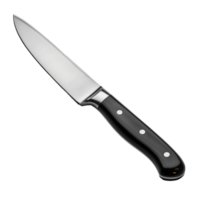 ai generado cocina cuchillo aislado en transparente antecedentes png