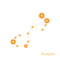 Skorpion Star Konstellation png