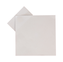 blanco wit papier Notitie geïsoleerd png