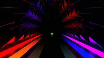 creatief trendy gekleurde abstract neon achtergrond vj lus animatie video