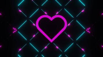 Creative Trended Colored Abstract Neon Background VJ Loop Animation video