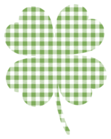 white checked clover leaf png