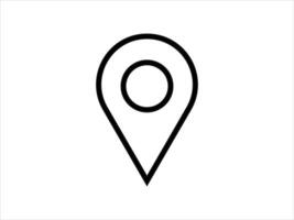 Location icon. Vector illustration.