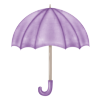 Hand draw a purple umbrella png