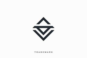 Minimal Abstract emblem logotype vector