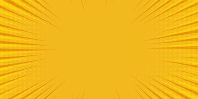Abstract comic burst background. Comic background with geometric forms and halftone texture. Comic speed lines vector